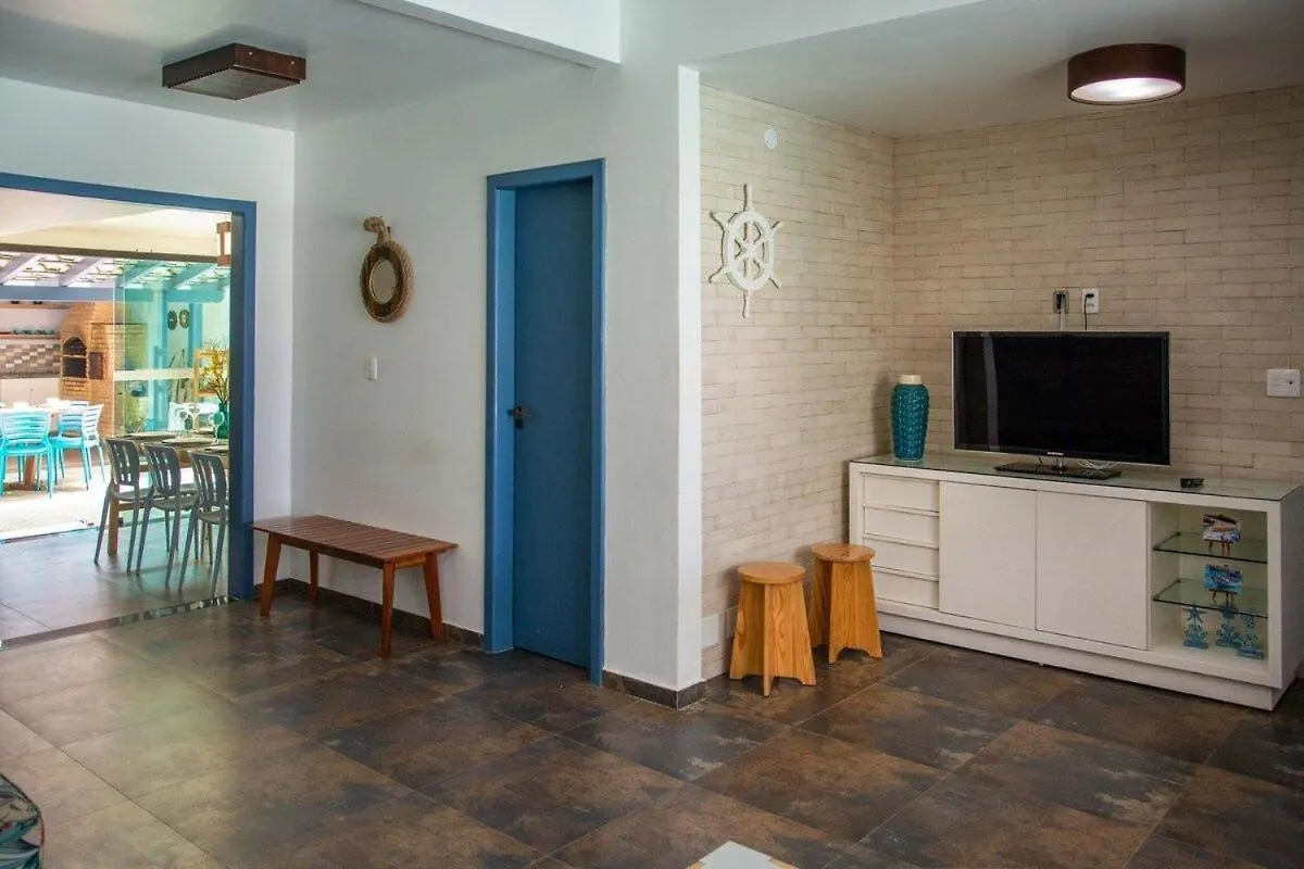카보프리우 Casa Do Beiral Azul 6 Qts Pe Na Areia Piscina 빌라 펜션