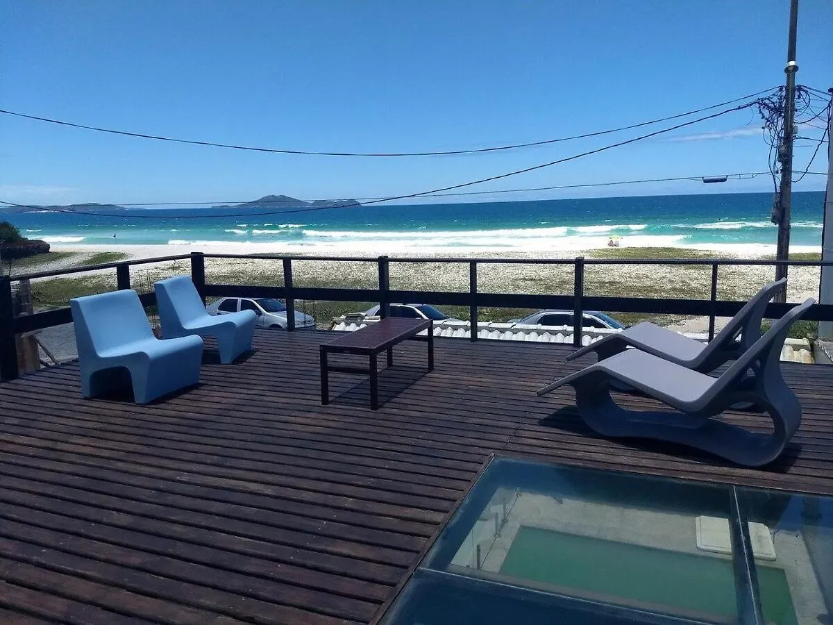 카보프리우 Casa Do Beiral Azul 6 Qts Pe Na Areia Piscina 빌라