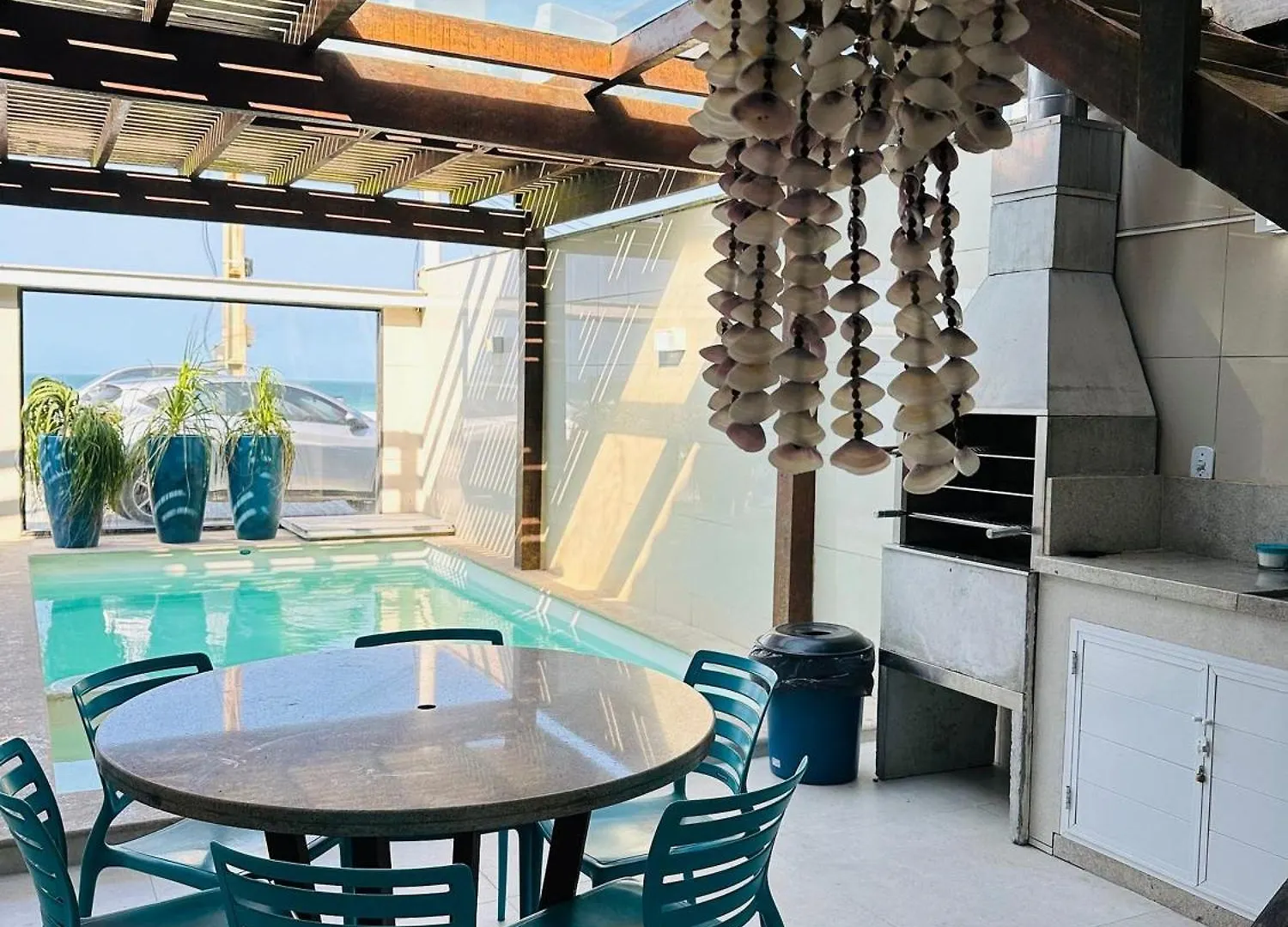 카보프리우 Casa Do Beiral Azul 6 Qts Pe Na Areia Piscina 빌라 펜션
